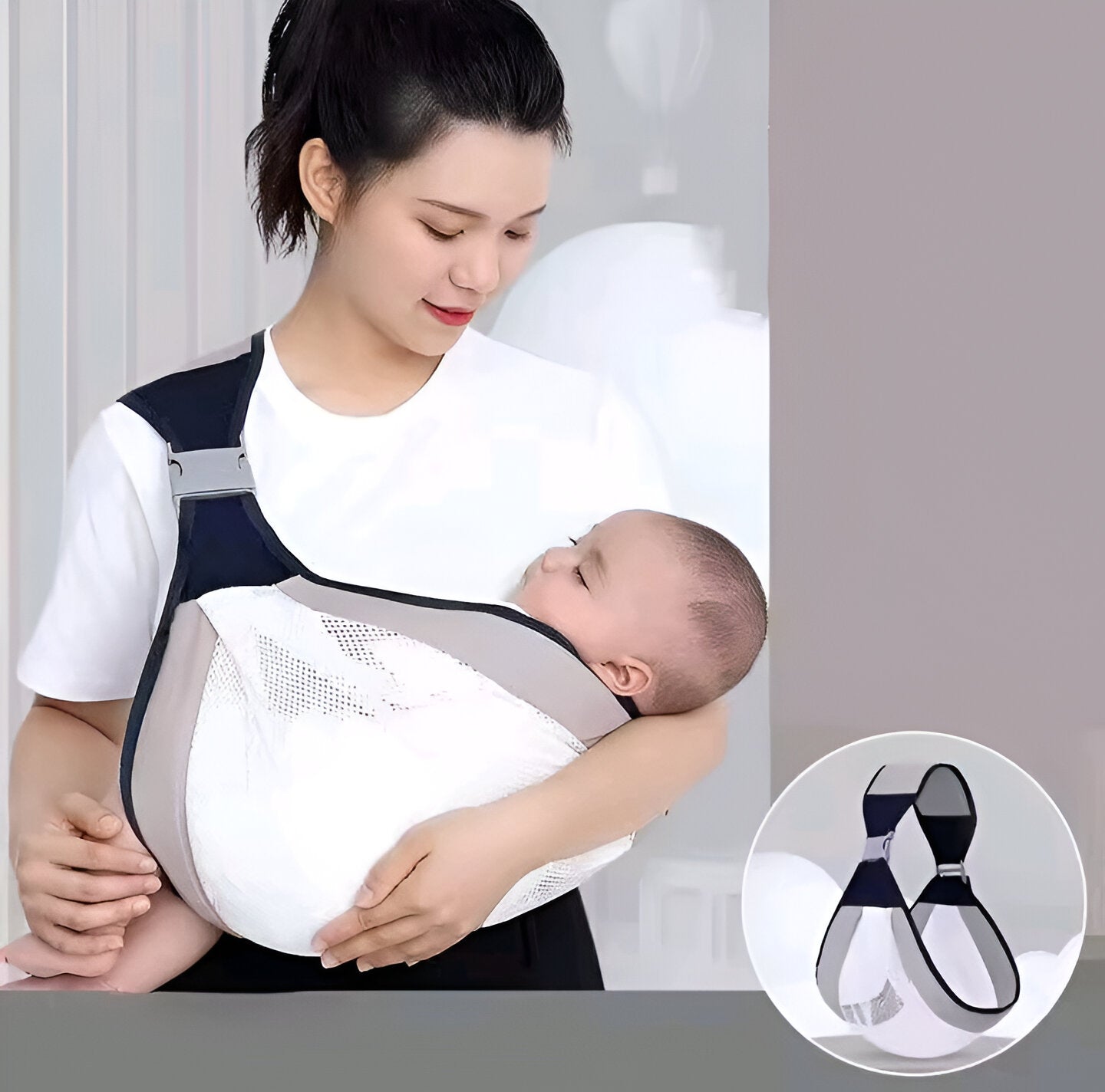 حمالة أطفال جديدة